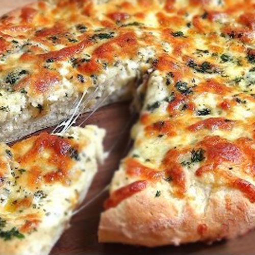 Best Cheesy Garlic Bread Pizza Recipe