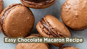 How to make an easy chocolate macaron recipe