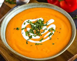 Healthy Roasted Red Pepper Soup - Best Recipe You'll Ever Make